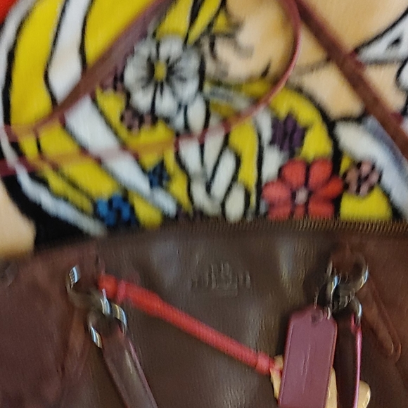 Slightly used Coach bag Snakeskin purple - Picture 6 of 6